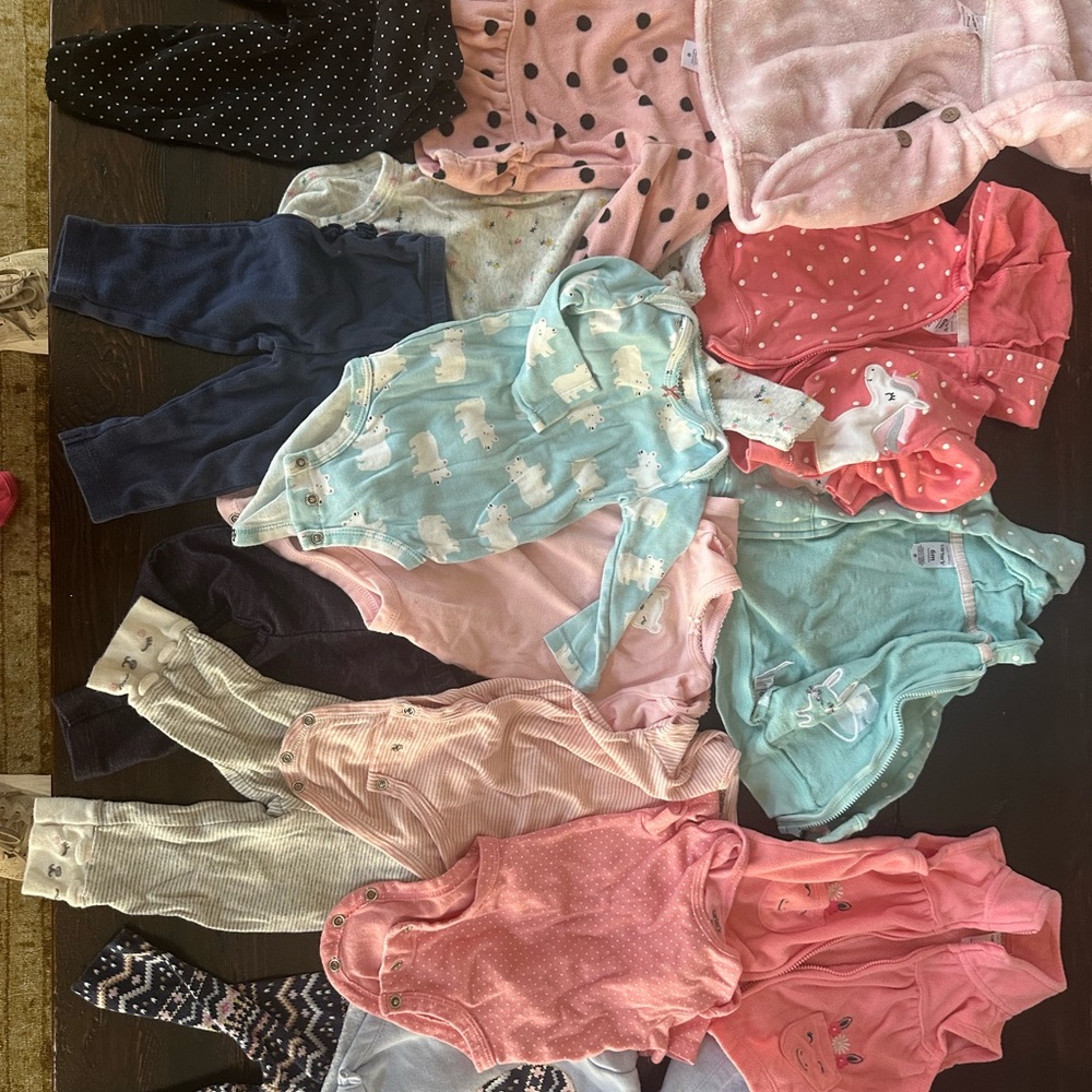 Carter's Kids Matching Sets - Pink, Blue, Black, White